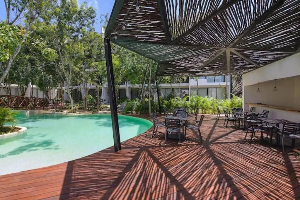 شقة Lujoso Departamento Con Jacuzzi Privado تولوم 0*,  المكسيك